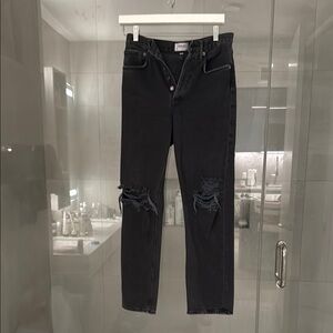 Fear of God Black Distressed Skinny Jeans
